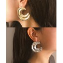Vintage style metal earrings zinc alloy