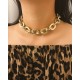 Chunky chain vintage necklace