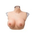 Buste faux seins en silicone pas cher intégrée réaliste pour les travestis