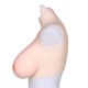 100% Silicone Breast forms High Collar
