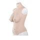 C-Cup Medium Skin Tone Crop Top Silicone Breastplate