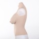 D-Cup Medium Skin Crop Top Silicone Breastplate
