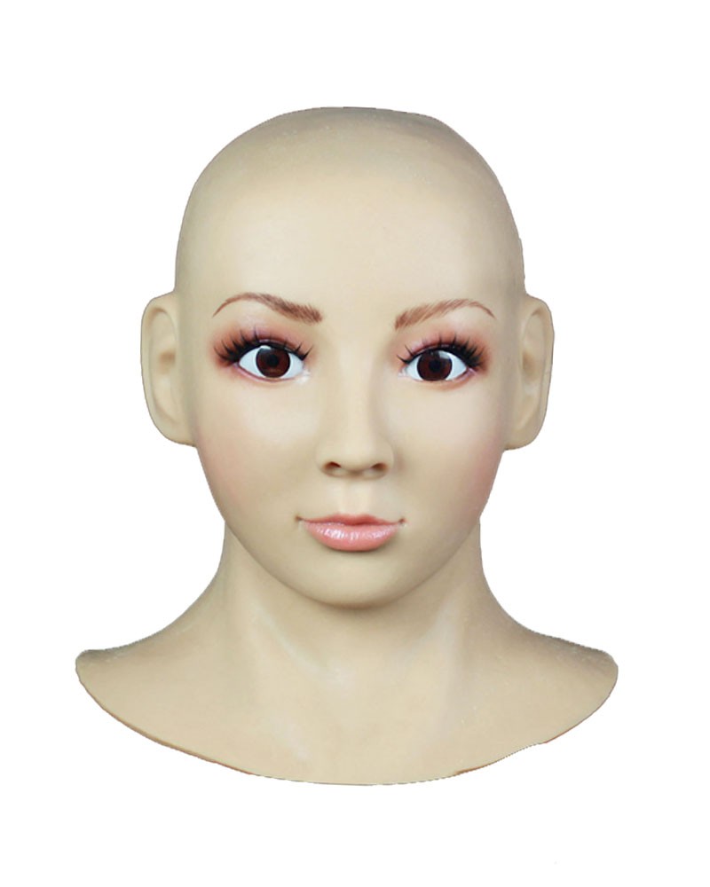 Силиконовая маска корсет. Женщина с силиконовым лицом. Женская маска из силикона. Маска женского лица из силикона.