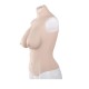 D-Cup Medium Skin Crop Top Silicone Breastplate