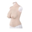 E-Cup Affordable Silicone Breast Plate Medium Skin Tone