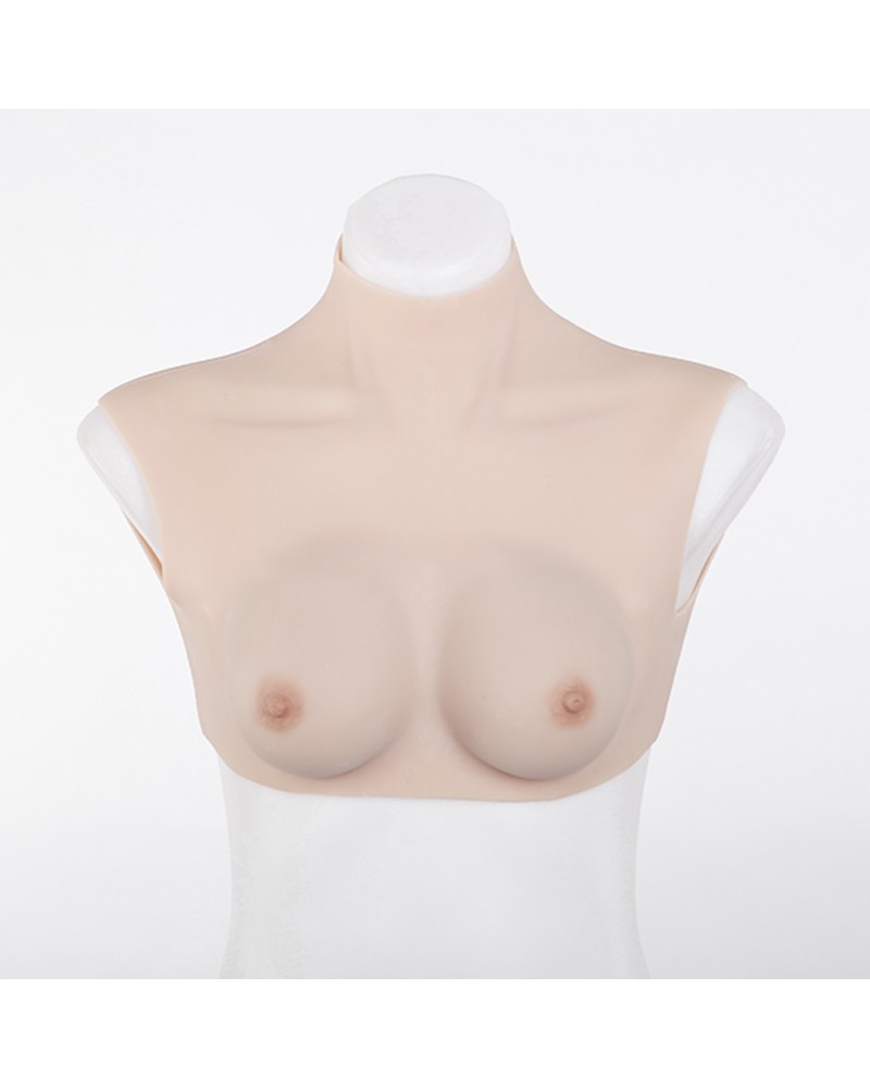 New Design B Cup Silicone Short Breastplate