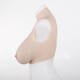 New Design E-Cup Silicone Short Breastplate