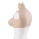 Polyester Filling D-cup Half Torso Silicone Breastplate