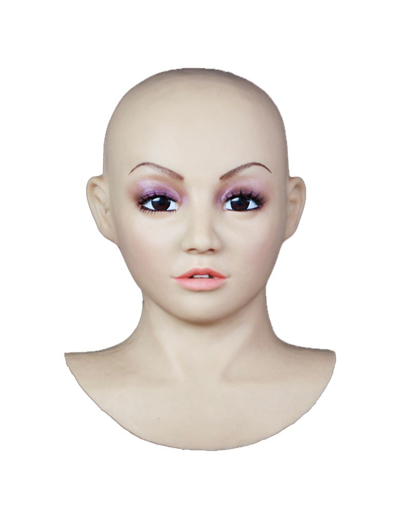 Cagoule Masque Silicone female Prothèse Visage Déguisement
