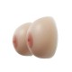 Pair of Silicone Breast Forms Round Shape