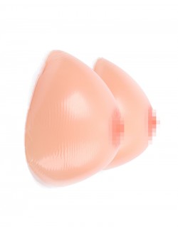 Paire de faux seins en forme triangulaire prothèse en silicone