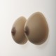Faux seins silicone forme classique en 2 pièces