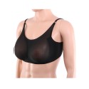 Corss dressing bra set with waterdrop shape breast forms set