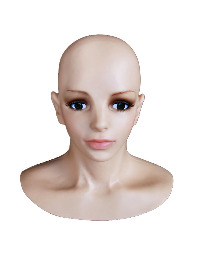 cagoule masque silicone female visage deguisement super x studio