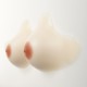 Post mastectomy breast prosthesis white skin color