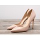 Plus size nude patent pumps sexy