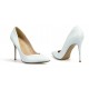 Talons aiguilles sexy chaussures blanches v port