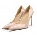 Off-white sexy pointy toe heel pumps V cut