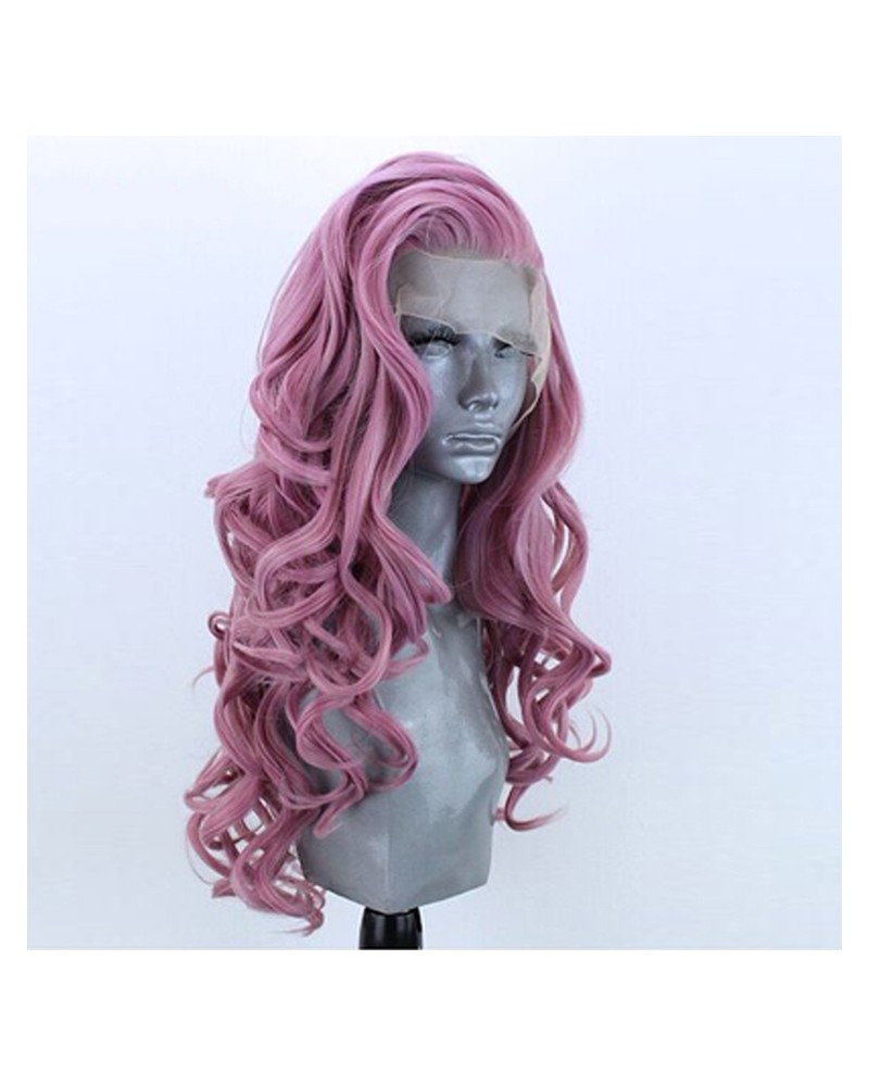 ブドウ色 ウイッグ 外国人風 wig ロングカール ネット付き 変装用 男の娘 女性用 巻き髪 Super X Studio