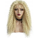 Curly bright wigs lace front long wig