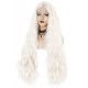 Extra long curly wig lace front blonde wig