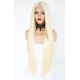 Straight wig extra long lace front blonde wig