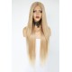 Straight wig extra long lace front blonde wig