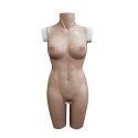 D Cup Female Body Suit Silicone Breast plate Vagina Naked