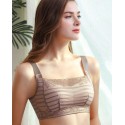 Adjustable Strap Full Coverage Grey Lace Bras & Silicone Breast Forms