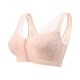 Front Zip Pocketed Bra with Prosthetics & Breast Forms