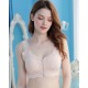 Breezy Lace Front Zip Bra with Silicone Breast Forms