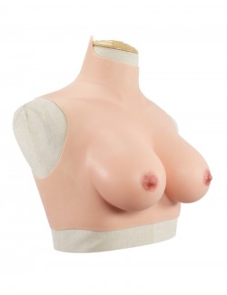 High Neck M2F Breast Plate D Cup