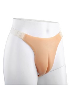 Prothèse vaginale silicone bande élastique blanche