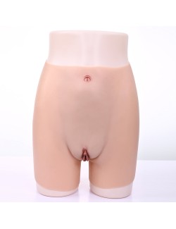 Realistic vaginal boxer shorts prosthesis penetrable
