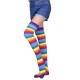 Rainbow Striped Over-the-Knee Socks