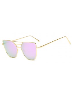 Purple lens retro frame sunglasses low cost
