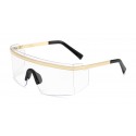 Unisex square glasses transparent lens goggle