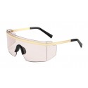 Square sunglasses light pink lens retro brand designer