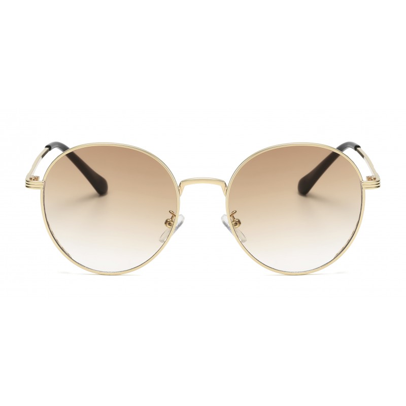 Round sunglasses gradient lenses steampunk - Super X Studio