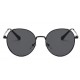 Round sunglasses red lens steampunk