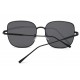 Round sunglasses with black frame and smoke