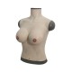 Silicone Torso Breast Navel Realistic D Cup