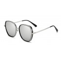 Polarized mirror lens sunglasses retro designer eyewear