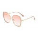 Lentilles en couleur rétro lunettes de soleil designer qualité