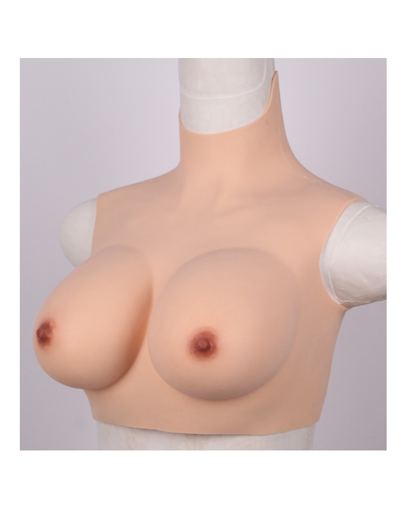 Lightweight D cup new breast plate silicone
