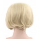 Lace front bob synthetic gold short wig