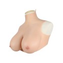 D/E/F/G/H Cup High Neck M2F Breast Plate