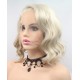 Lace front comfortable daily wavy bobs wigs