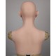 Silvest lifelike silicone mask with breastplate