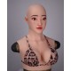 Sophia lifelike silicone mask breastplate integral